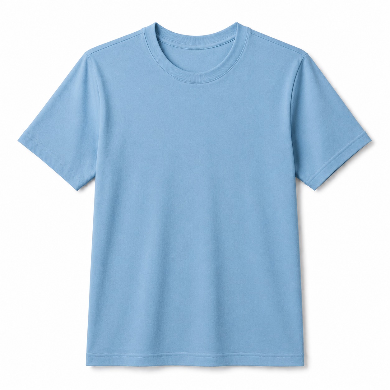 100% Cotton Plain T-Shirt – Ocean Blue